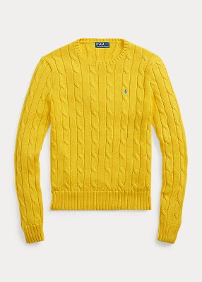 Polo Women&#039;s Cable-Knit Cotton Sweater (XXS-XXL)
