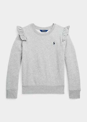 Polo Girls Ruffled Fleece Sweatshirt (S-XL)
