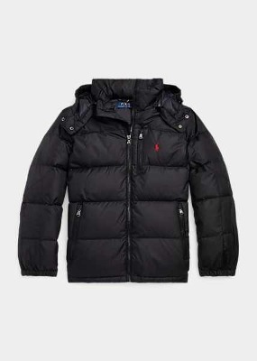 Polo Boys Water-Repellent Down Jacket (S-XL)