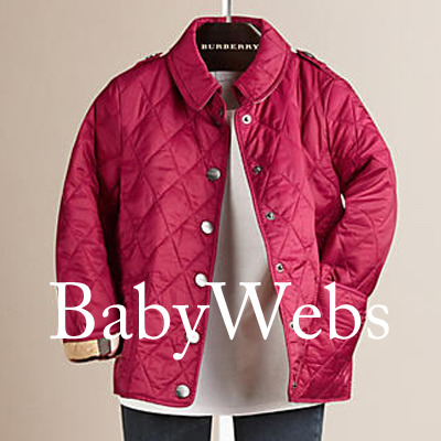 Burberry Kids Mini Pirmont Quilted Jacket/Fritilary Pink (Girls 7-14)