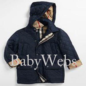 Burberry kids Quilted jacket/Navy(Boys 7-14)