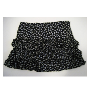 Floral Skirt/Black (Girls 4T-8)